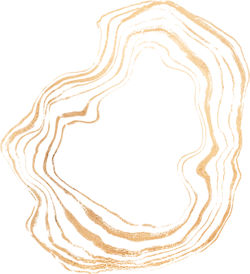 Marbleized Geode Accent Gold Line Shapes